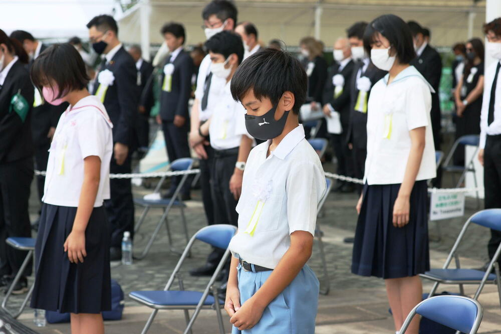 Sa obilježavanja 76. godišnjicu američkog nuklearnog napada na Nagasaki, Foto: Reuters