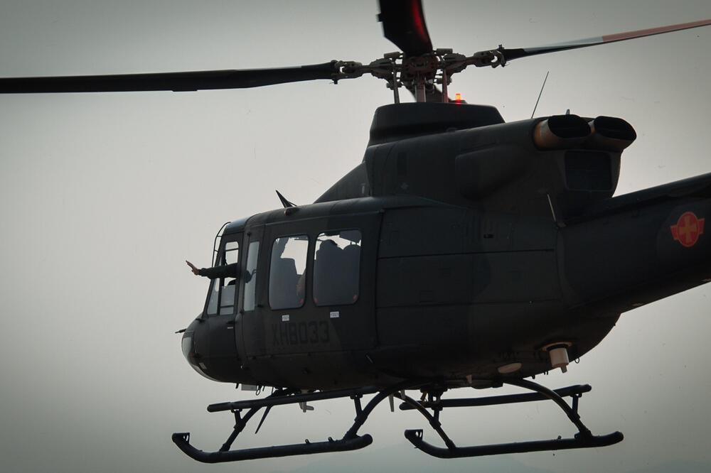 Helikopter Vojske Crne Gore Bell 412, Foto: Ministarstvo odbrane