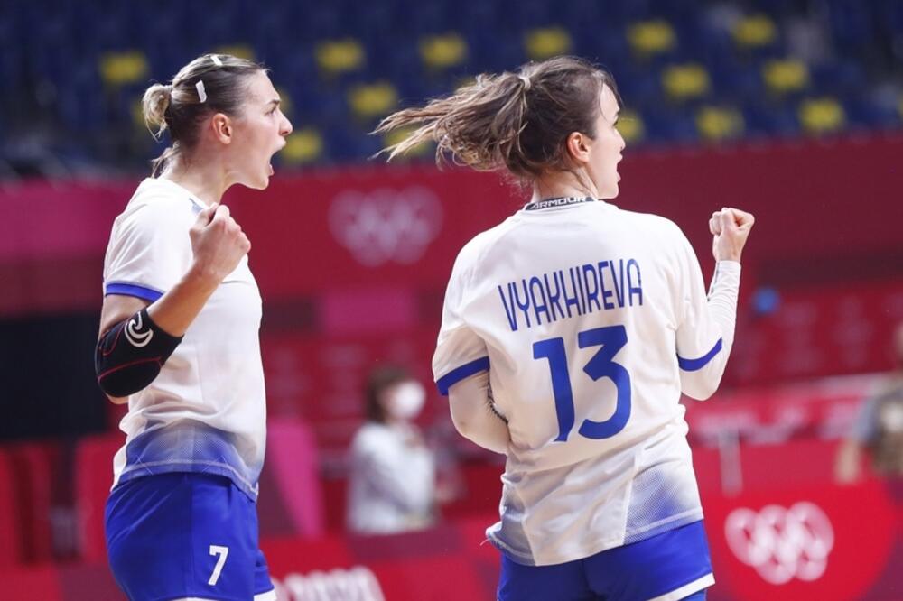 Darja Dmitrijeva i Ana Vjahireva, Foto: https://vk.com/rostovhandball