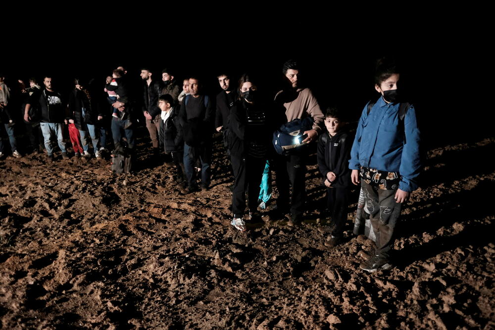 Migranti na granici između Bjelorusije i Letonije, Foto: Reuters