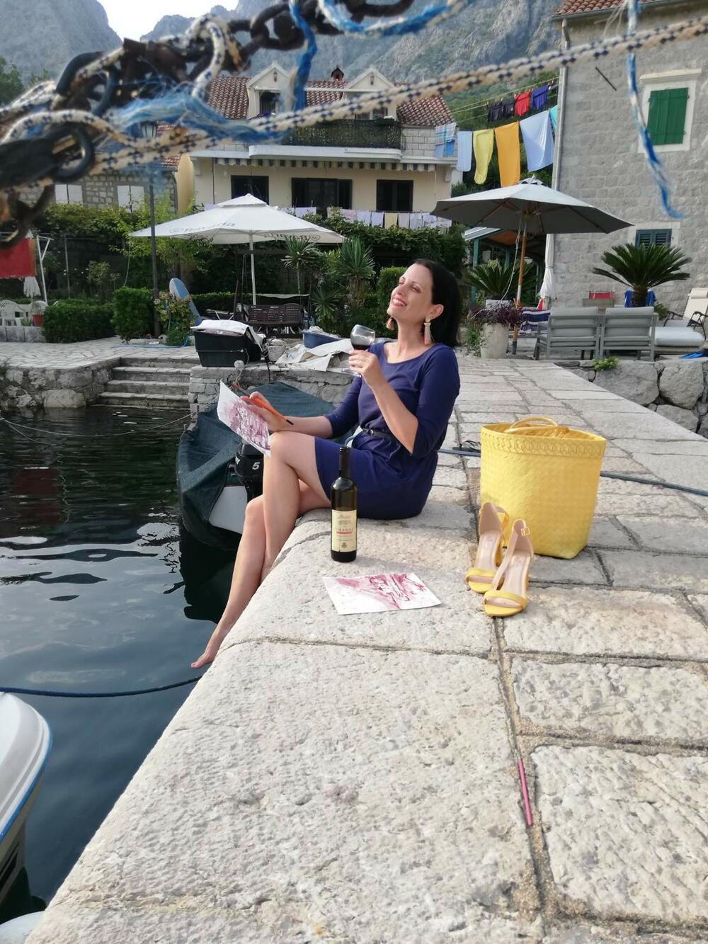 Uživala i stvarala u Boki Kotorskoj: Maja Kovačević