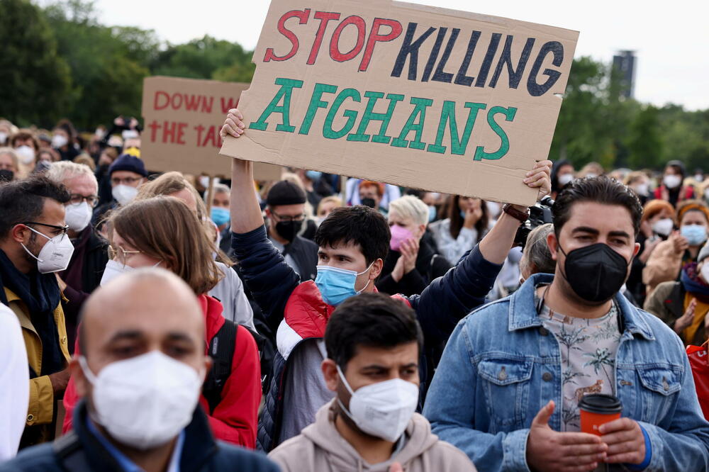 Protest protiv talibana u Berlinu, Foto: Reuters