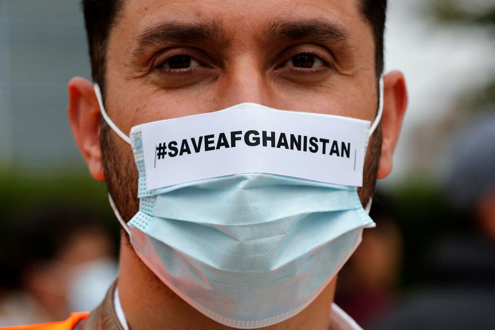 Sa protesta protiv talibana u Briselu