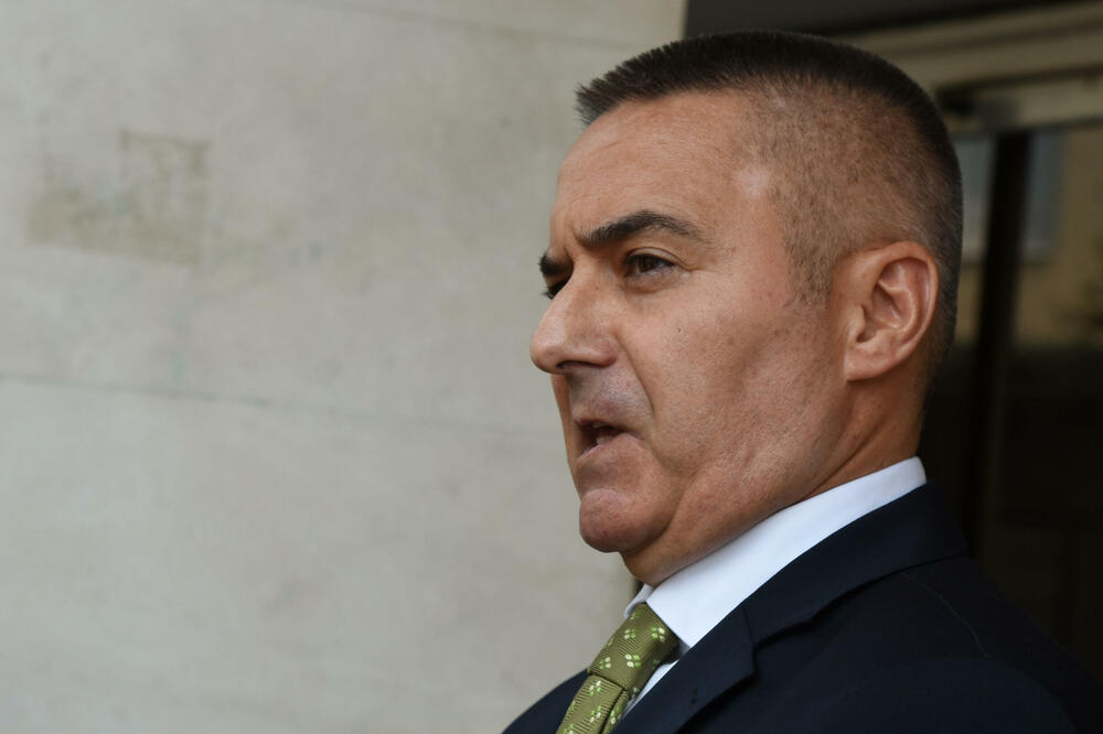 Veljović nakon saslušanja u tužilaštvu, Foto: Luka Zekovic