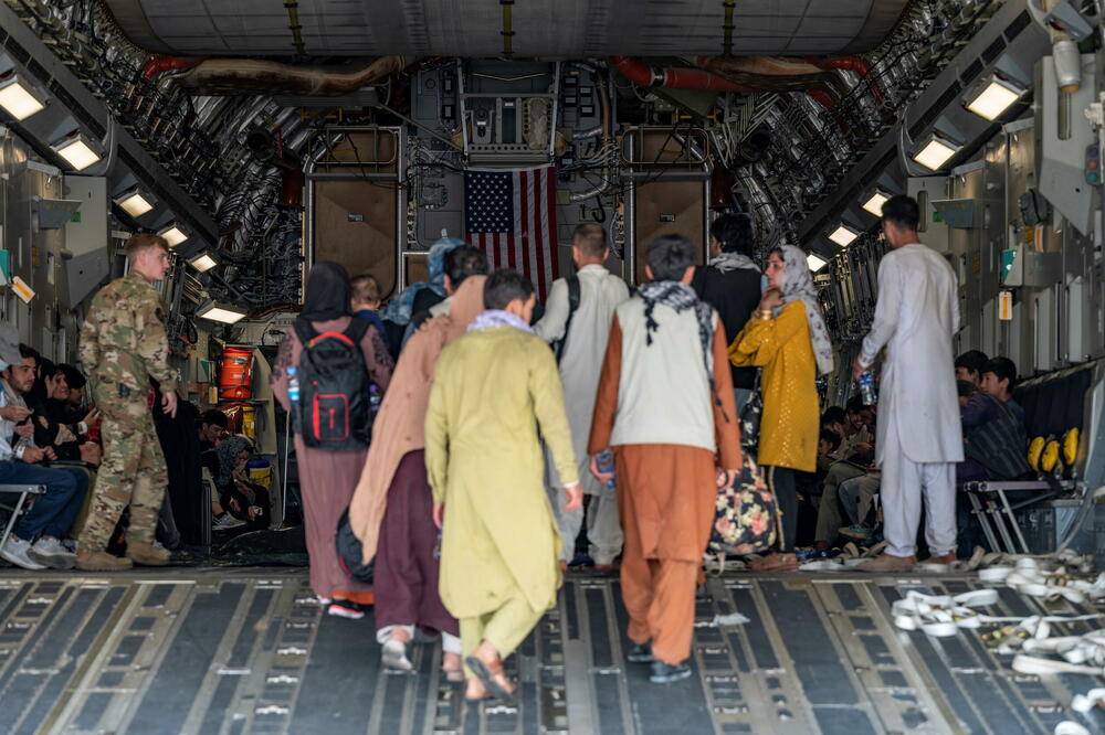 Sa aerodroma u Kabulu, Foto: Reuters