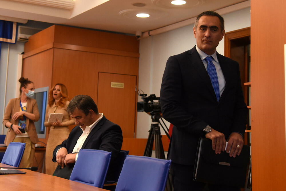 Bili zajedno u Odboru za ekonomiju:Medojević i Damjanović, Foto: BORIS PEJOVIC