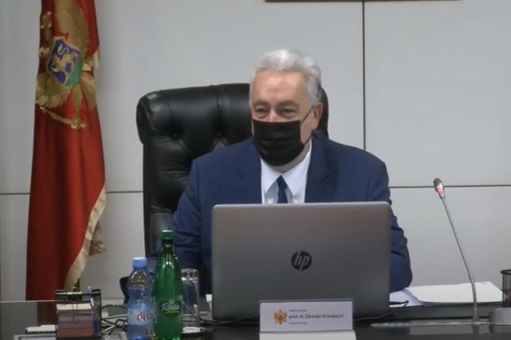 Predsjednik Vlade Crne Gore Zdravko Krivokapić, Foto: Screenshot/TV Vijesti