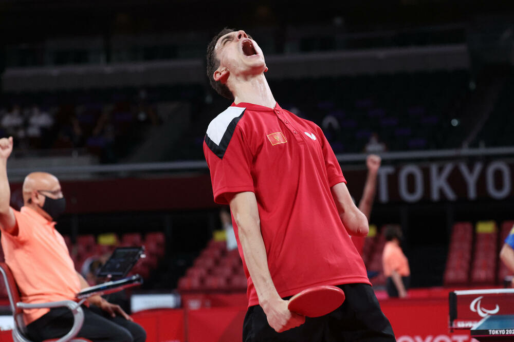 Filip Radović nakon velike pobjede, Foto: Reuters