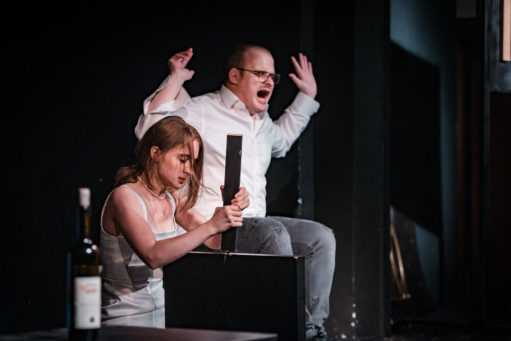 Glumci-amateri Miljan Otašević i Bogdana Kostić 