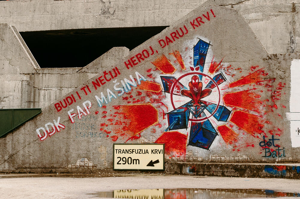 Grafit na Domu revolucije, Foto: Fap mašina