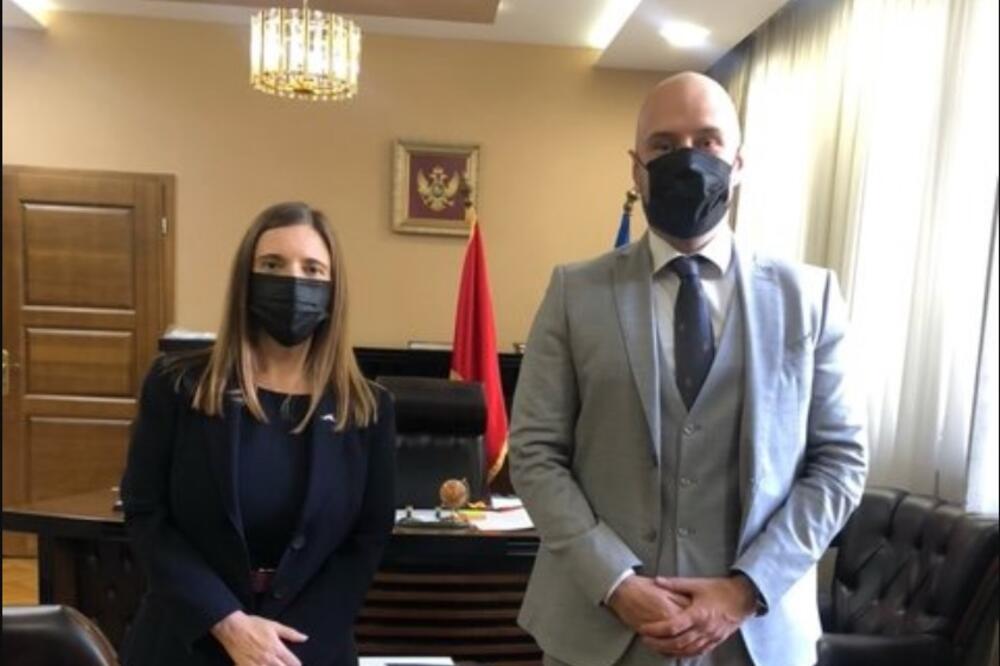 Stjuart i Radulović, Foto: Mvp.gov.me