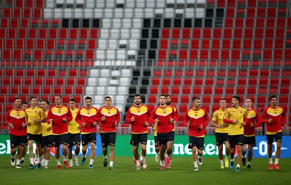Sa treninga naše reprezentacije na 'Filips areni'