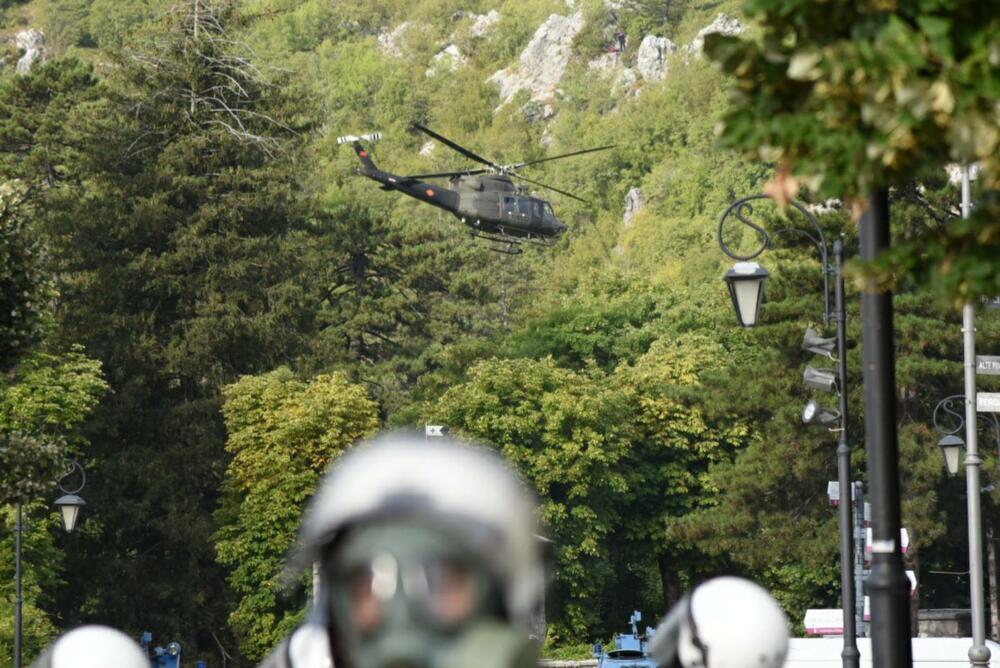 Cetinje, helikopter