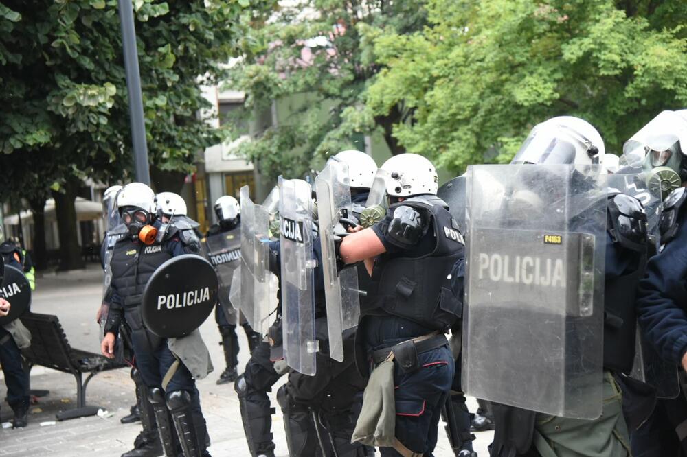 Policija danas na Cetinju, Foto: Luka Zeković