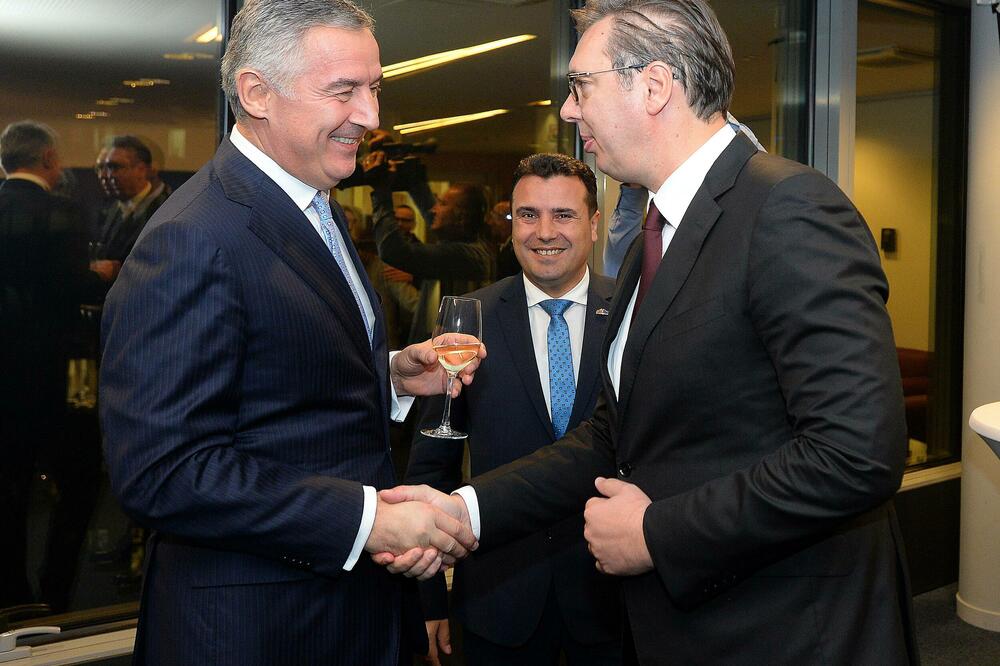 Đukanović i Vučić, Foto: DIMITRIJE GOLL