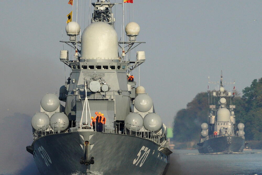 Ruski ratni brodovi u Baltičkom moru, Foto: VITALY NEVAR