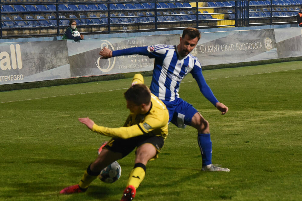 Detalj sa meča Budućnost - Sutjeska, Foto: Luka Zeković