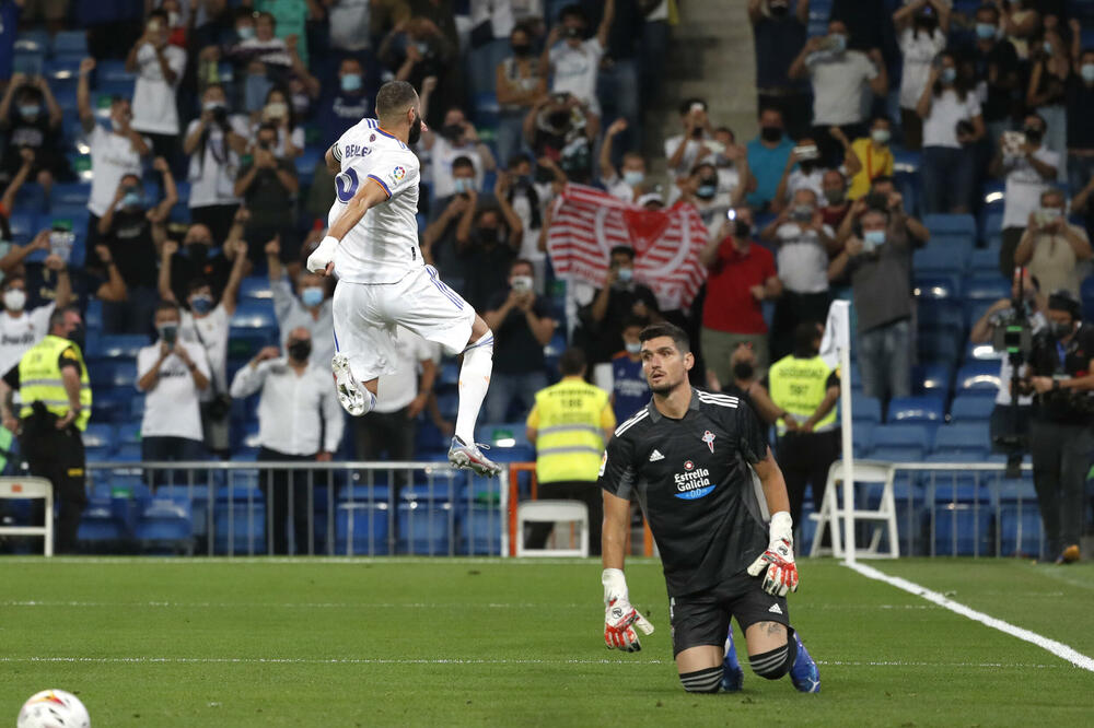 Benzema slavi gol Reala, Foto: Reuters