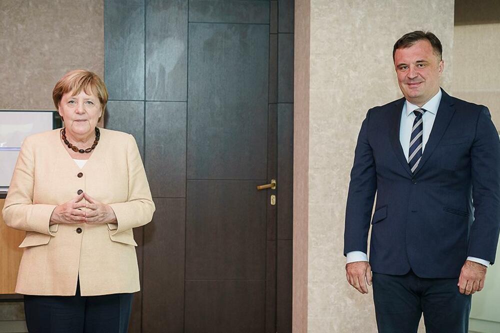 Merkel i Vujović, Foto: PR Centar