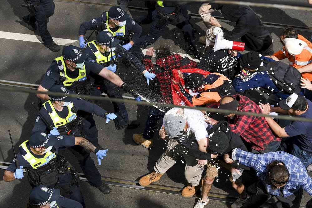 Sa protesta, Foto: AP