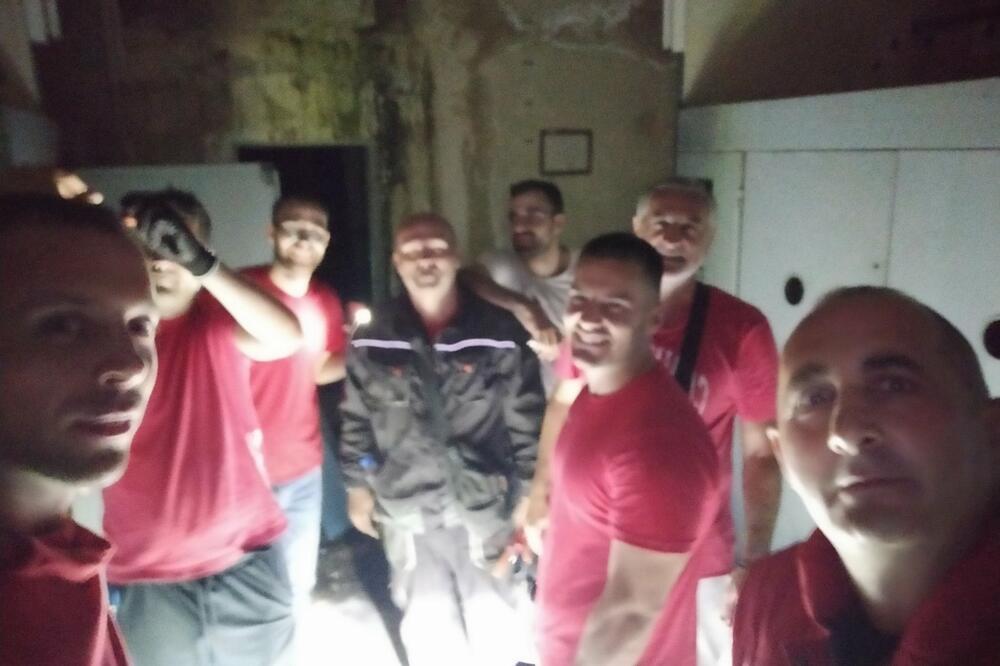 Radnici Cedisa u rudniku jutros, Foto: Privatna arhiva