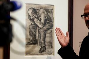 Crtež umornog starca nastao u fazi dok je Van Gog još učio da slika