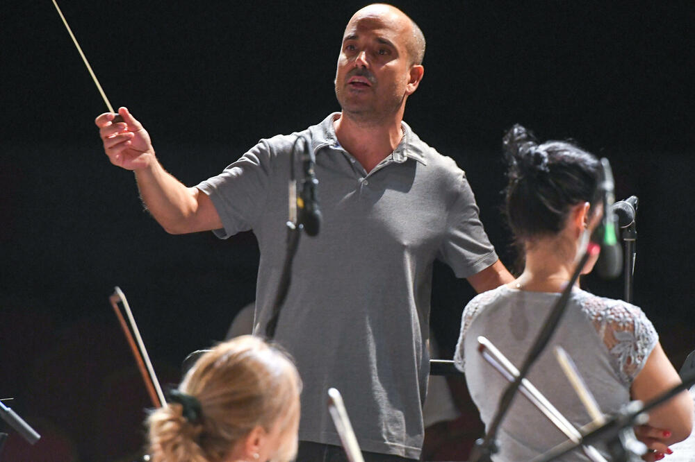 Sa probe uoči koncerta na FIAT-u: Iker Sančez Silva, Foto: SAVO PRELEVIC