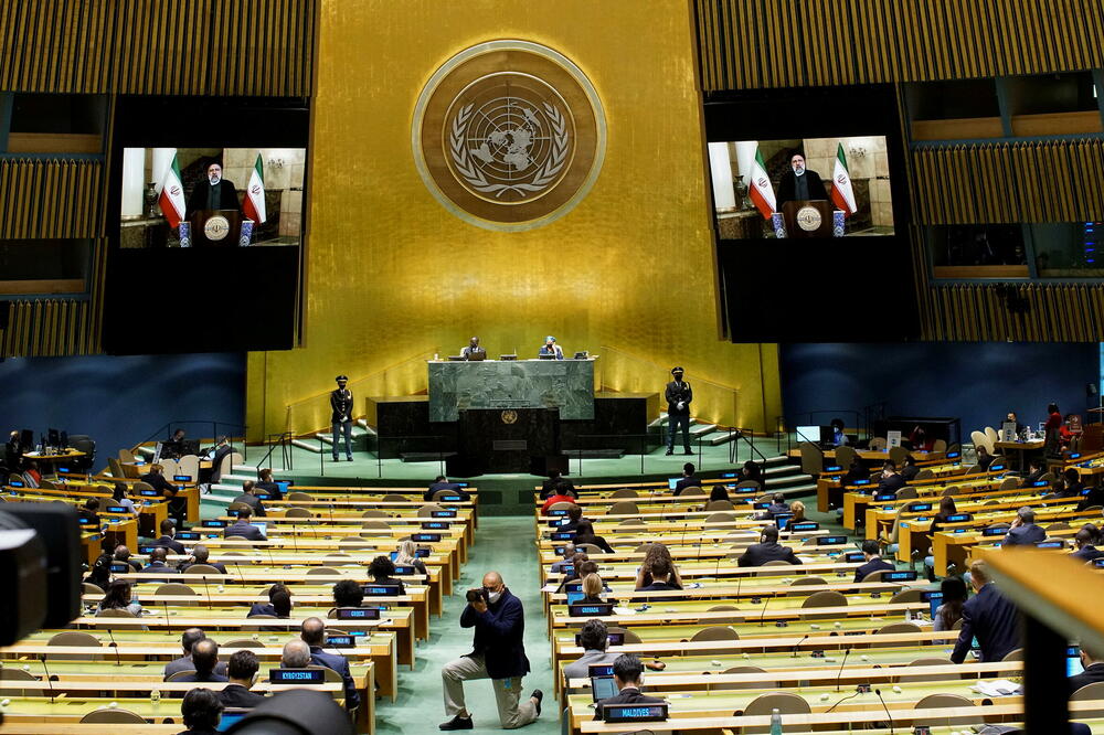 Obraćanje Raisija na Generalnoj skupštini UN, Foto: Reuters