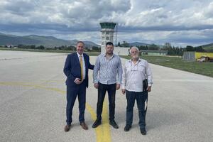 Representatives of the Montenegro Airport spoke with Kovačević about starting...