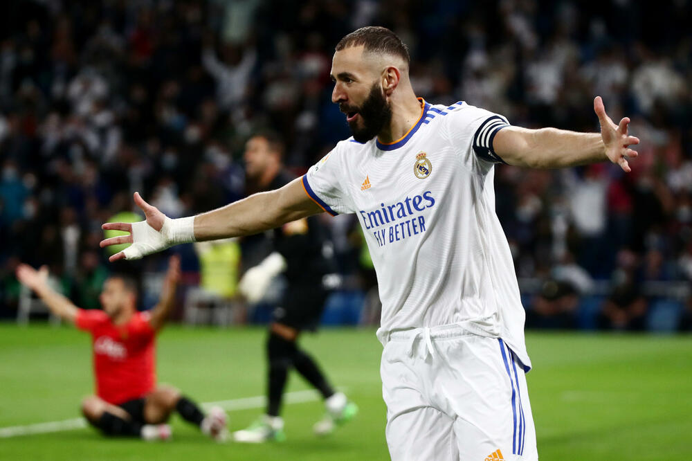 Benzema proslavlja pogodak, Foto: Reuters
