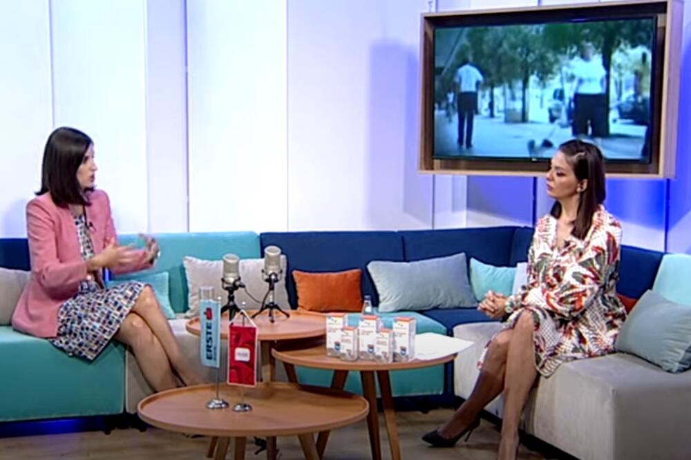 Lipovina Božović (lijevo) u Bojama jutra, Foto: Screenshot/TV Vijesti