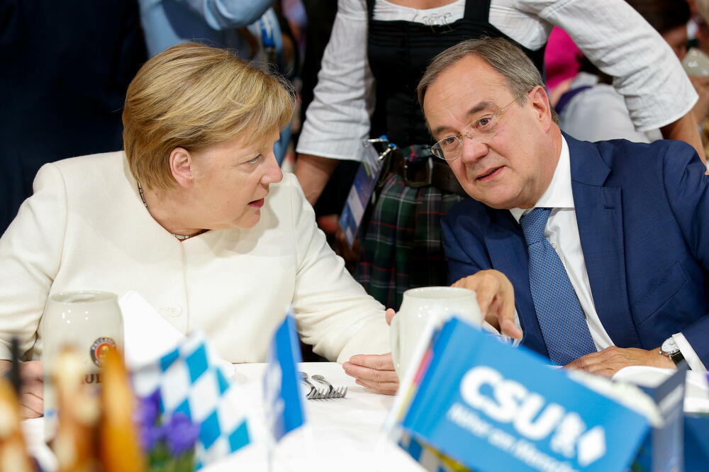 Merkel i Lašet, Foto: Reuters