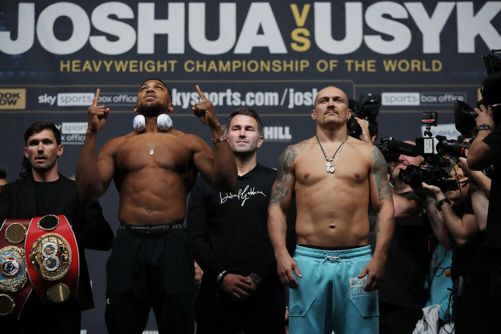 Džošua i Usik na mjerenju, Foto: Reuters