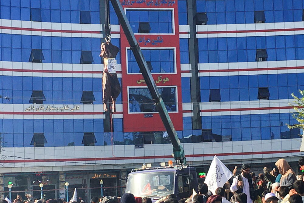 Leš koji su okačili talibani, Foto: Reuters