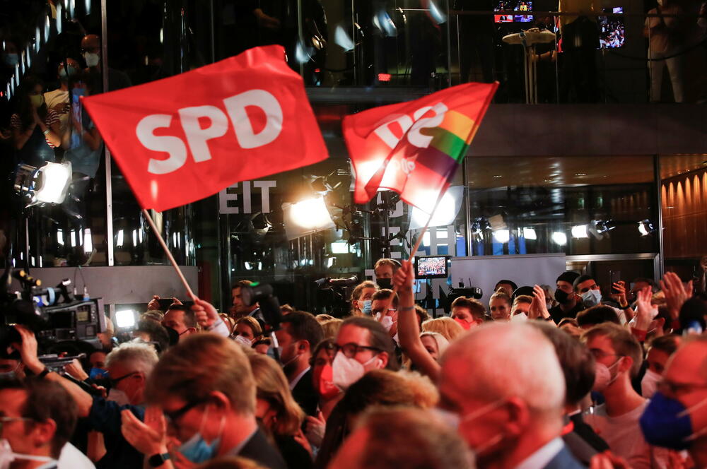Pristalice SPD