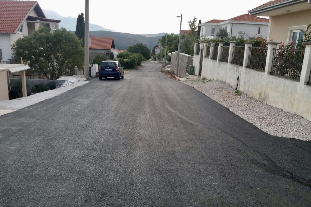 Ulica Novo naselje VI u Radovićima, Foto: Opština Tivat