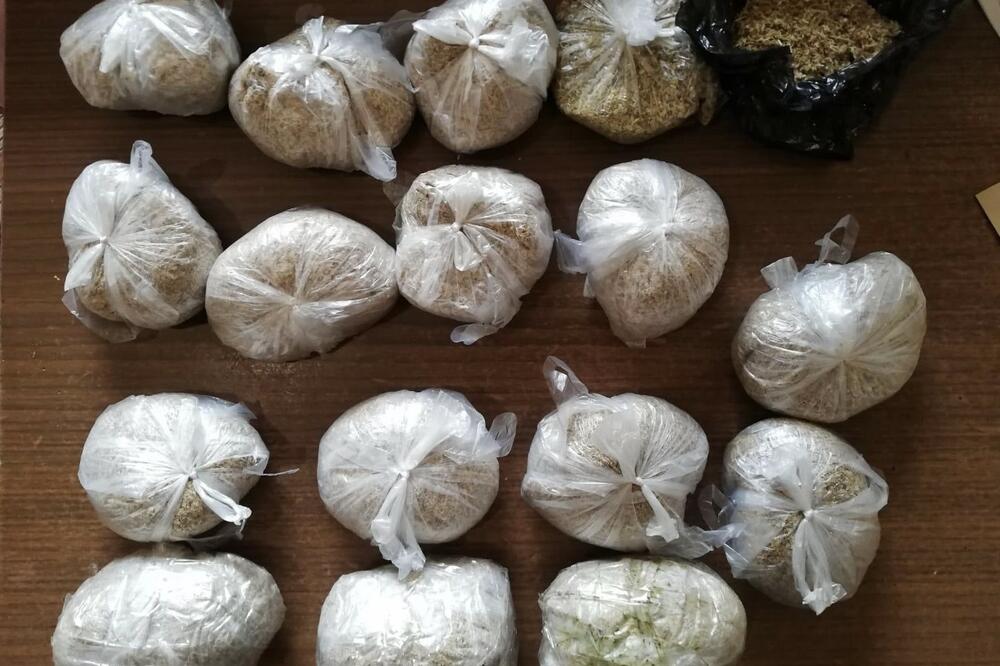 Zaplijenjena droga, Foto: Uprava policije