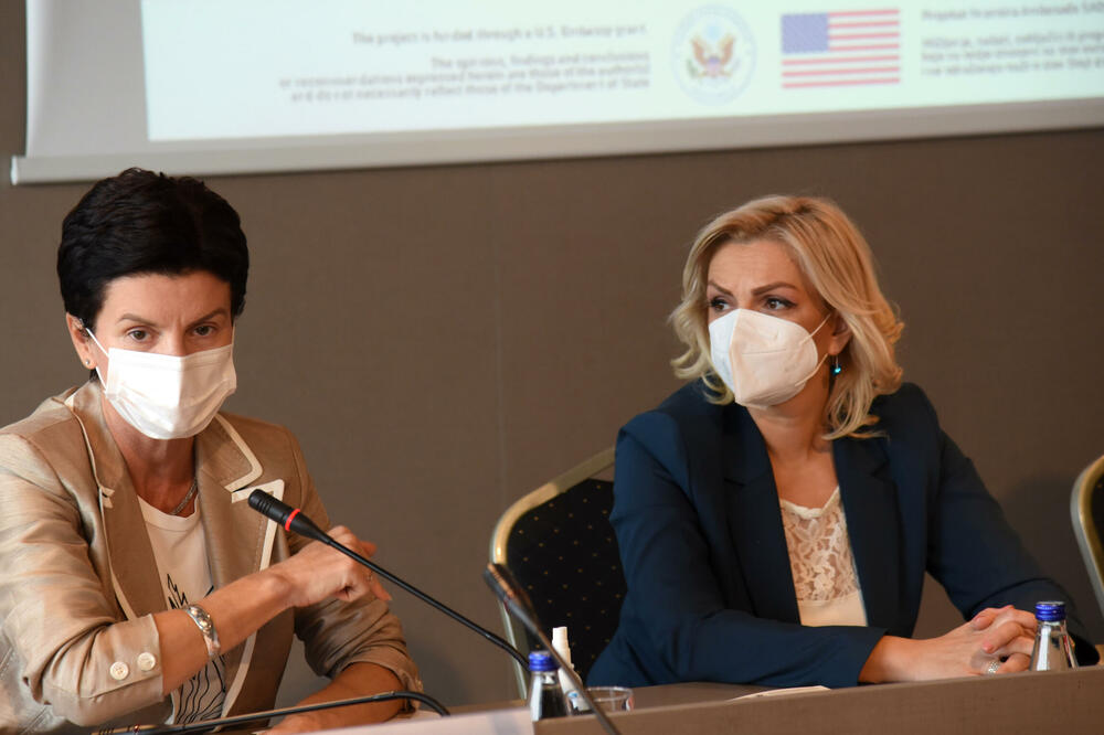 Sa konferencije “Crna Gora u vrijeme pandemije – činjenice i izazovi”, Foto: BORIS PEJOVIĆ