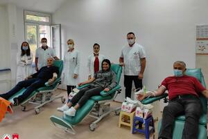 Pripadnici CB Bijelo Polje donirali krv