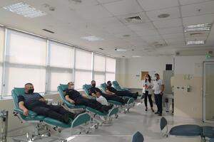 Akcija dobrovoljnog davanja krvi uoči Dana unutrašnjih poslova