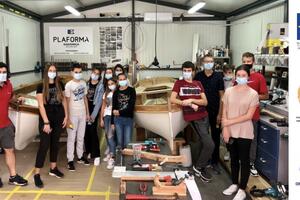 Tivatski polumaturanti posjetili radionicu za izradu drvenih barki