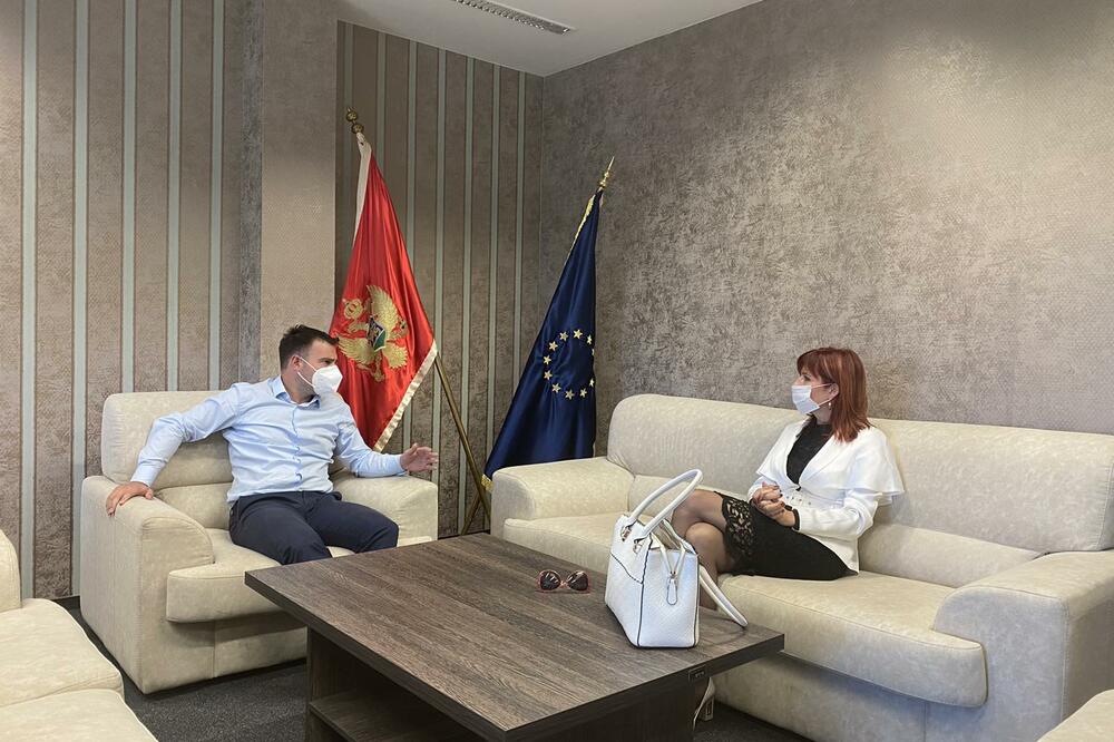 Marko Begović i Vesna Simović-Zvicer, Foto: Uprava za sport i mlade