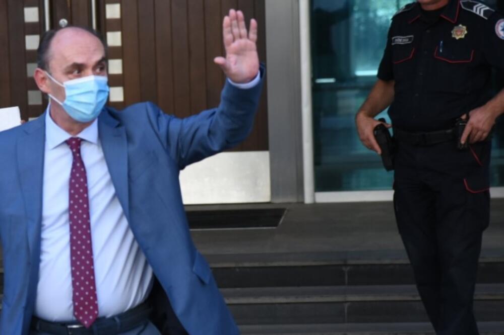 Pavićević nakon jučerašnjeg razgovora sa Krivokapićem, Foto: Luka Zeković