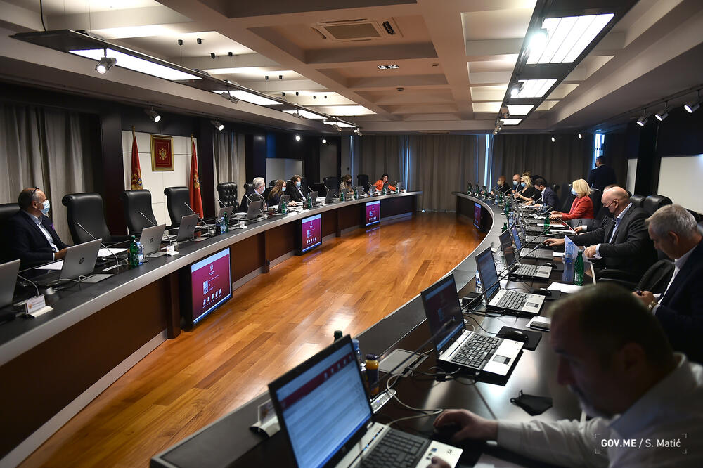 Sa sjednice Vlade, Foto: S. Matić, gov.me