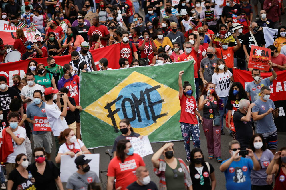 Sa protesta u Braziliji, Foto: Reuters