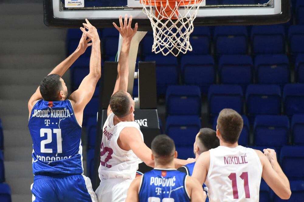 Jagodić-Kuridža na utakmici protiv FMP-a u 1. kolu, Foto: KK Budućnost Voli