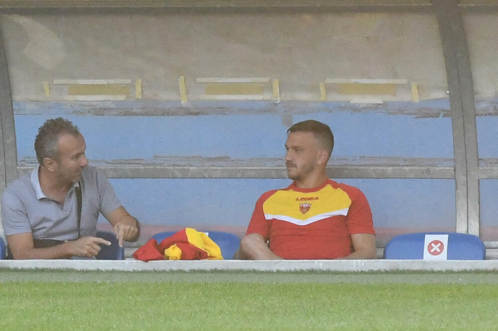 Savićević i Simić tokom treninga, Foto: Savo Prelević