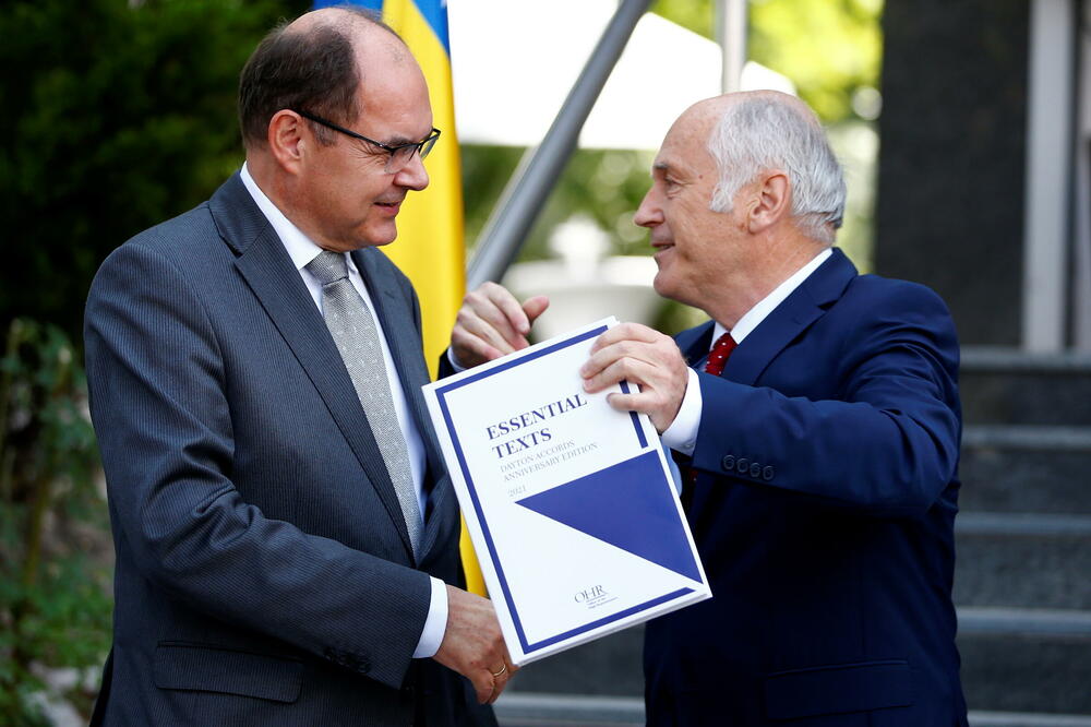 Šmit sa Inckom u Sarajevu, Foto: DADO RUVIC