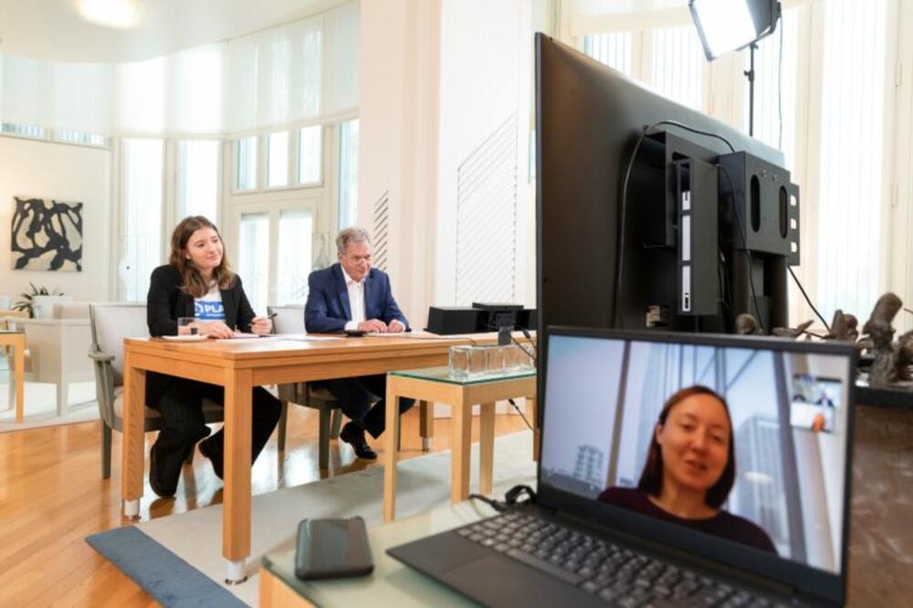 Salminen i Ninisto, Foto: presidentti.fi