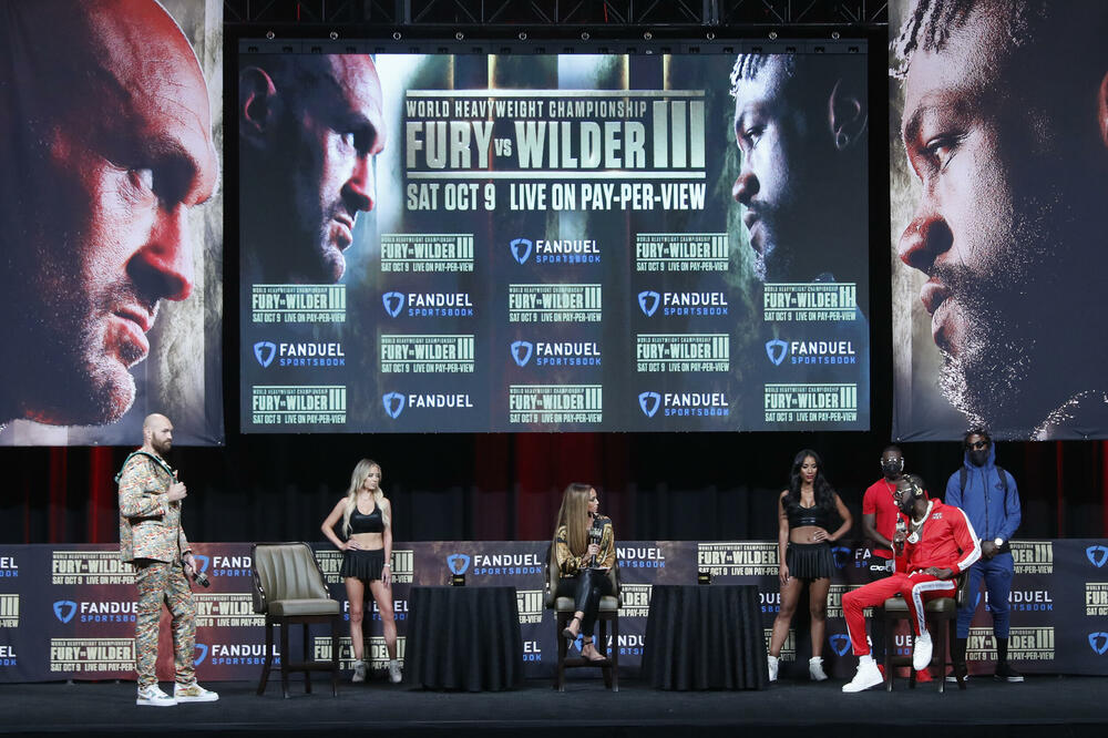 Sa pres konferencije Fjurija i Vajldera, Foto: Reuters